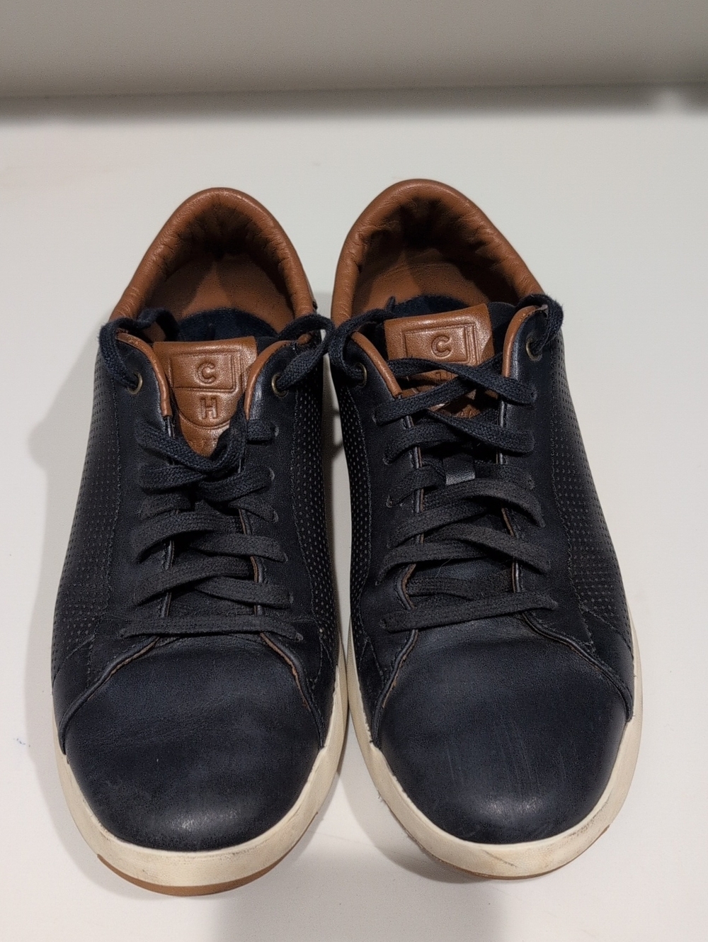 Cole Haan Grandpro Blue Leather Shoes